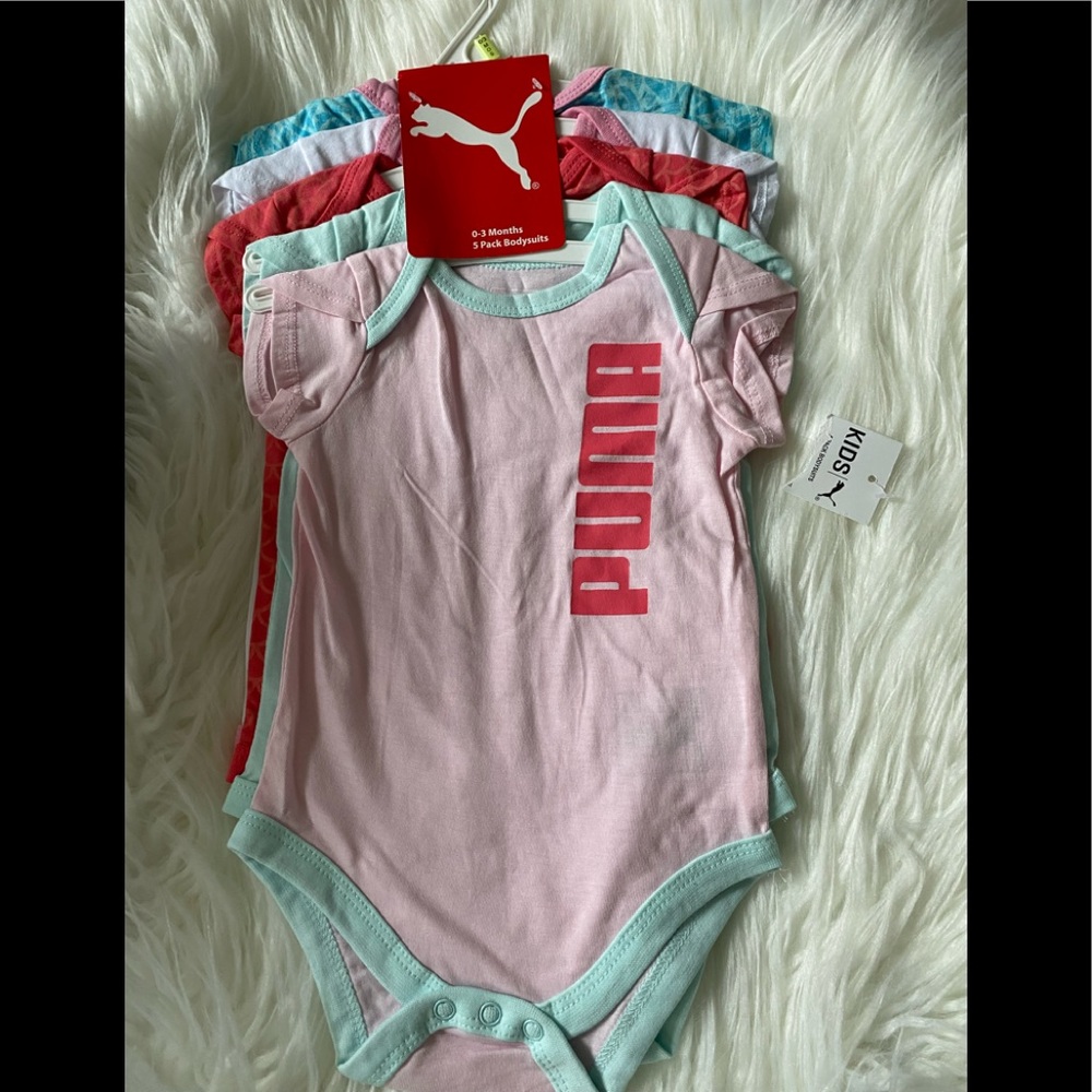Puma 5 piece onsie set